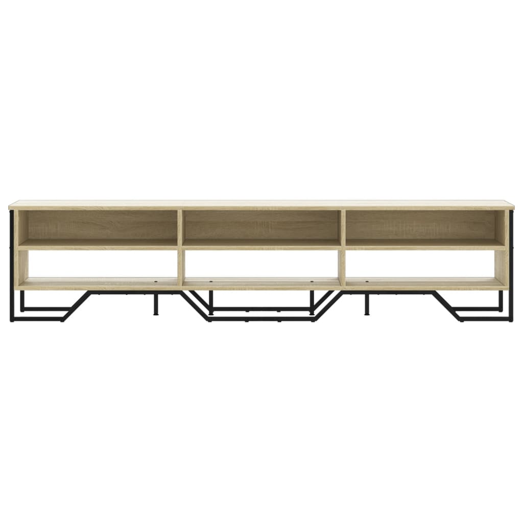 vidaXL TV Cabinet Sonoma Oak 180x34x41 cm Engineered Wood