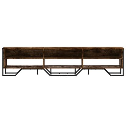 vidaXL TV Cabinet Smoked Oak 180x34x41 cm Engineered Wood