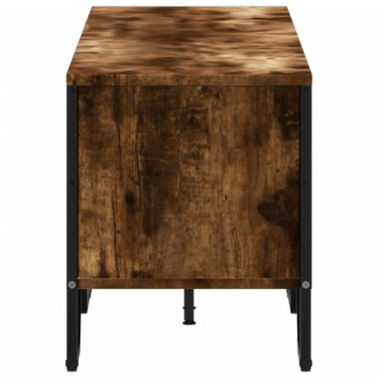 vidaXL TV Cabinet Smoked Oak 180x34x41 cm Engineered Wood