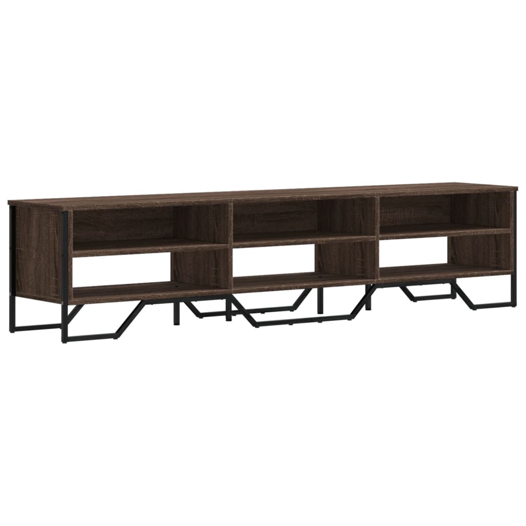 vidaXL TV Cabinet Brown Oak 180x34x41 cm Engineered Wood