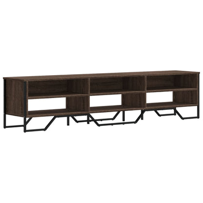 vidaXL TV Cabinet Brown Oak 180x34x41 cm Engineered Wood