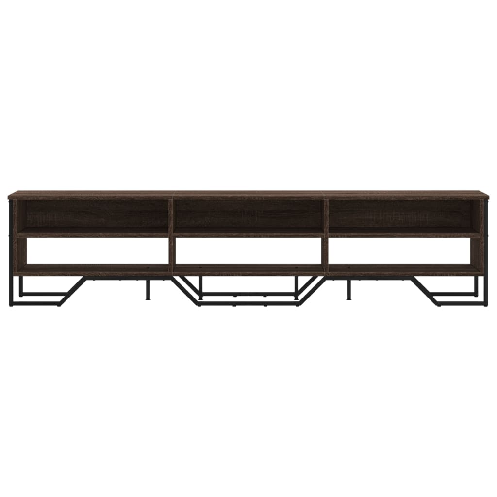 vidaXL TV Cabinet Brown Oak 180x34x41 cm Engineered Wood