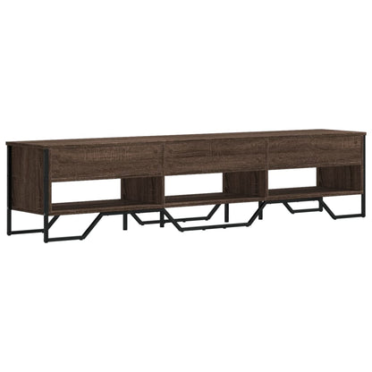 vidaXL TV Cabinet Brown Oak 180x34x41 cm Engineered Wood