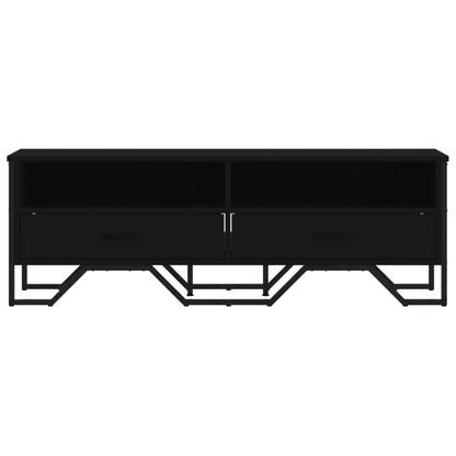 vidaXL TV Cabinet Black 122x34x41 cm Engineered Wood