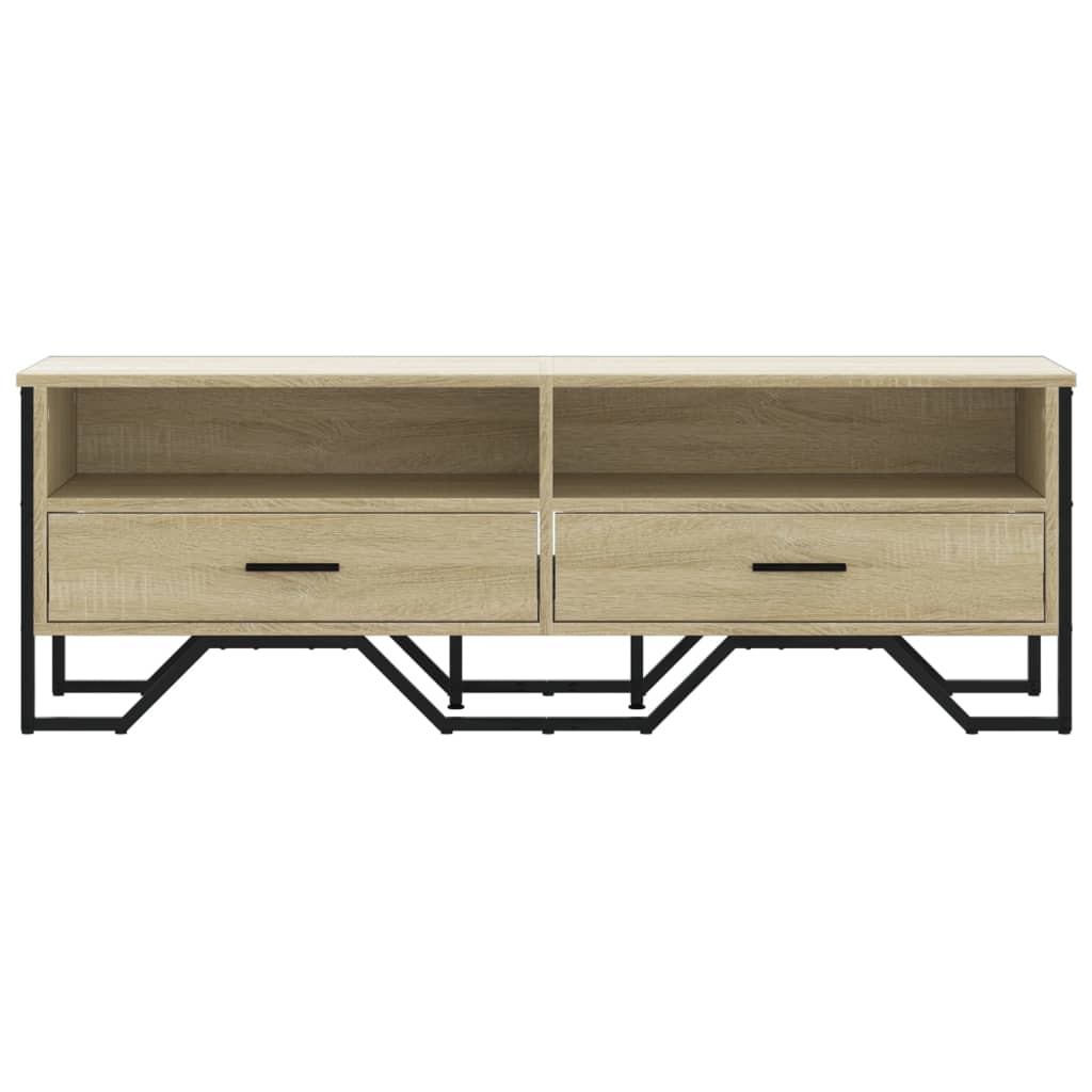 vidaXL TV Cabinet Sonoma Oak 122x34x41 cm Engineered Wood