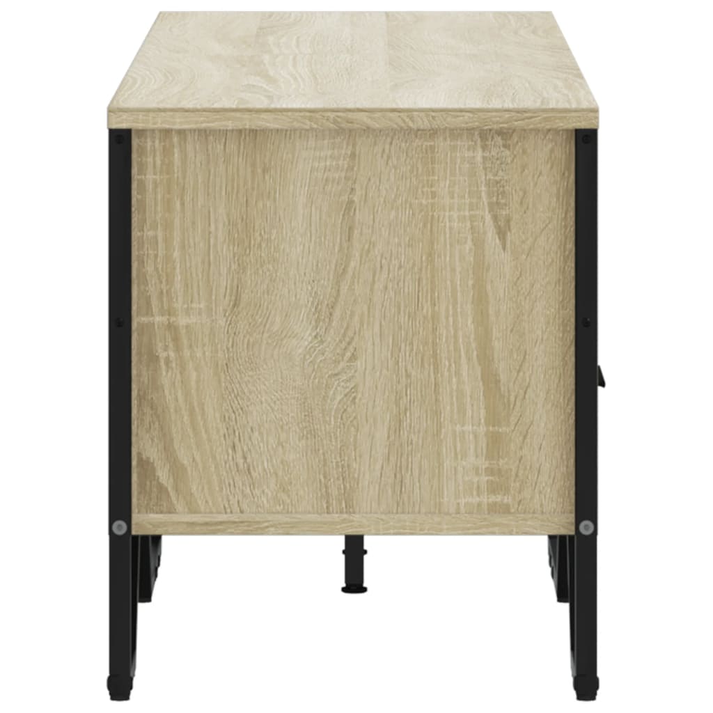 vidaXL TV Cabinet Sonoma Oak 122x34x41 cm Engineered Wood