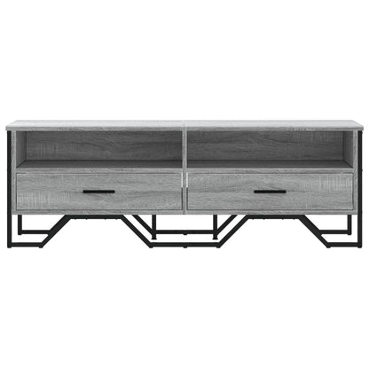vidaXL TV Cabinet Grey Sonoma 122x34x41 cm Engineered Wood