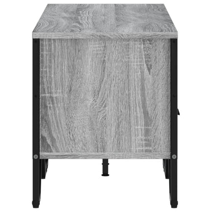 vidaXL TV Cabinet Grey Sonoma 122x34x41 cm Engineered Wood