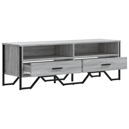 vidaXL TV Cabinet Grey Sonoma 122x34x41 cm Engineered Wood