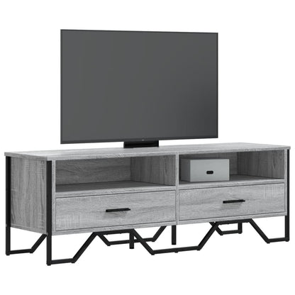 vidaXL TV Cabinet Grey Sonoma 122x34x41 cm Engineered Wood