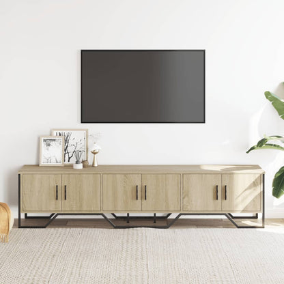 vidaXL TV Cabinet Sonoma Oak 180x34x41 cm Engineered Wood