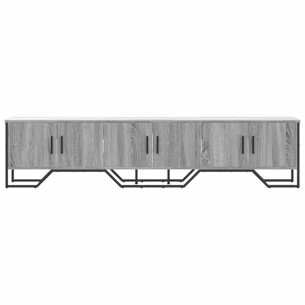 vidaXL TV Cabinet Grey Sonoma 180x34x41 cm Engineered Wood