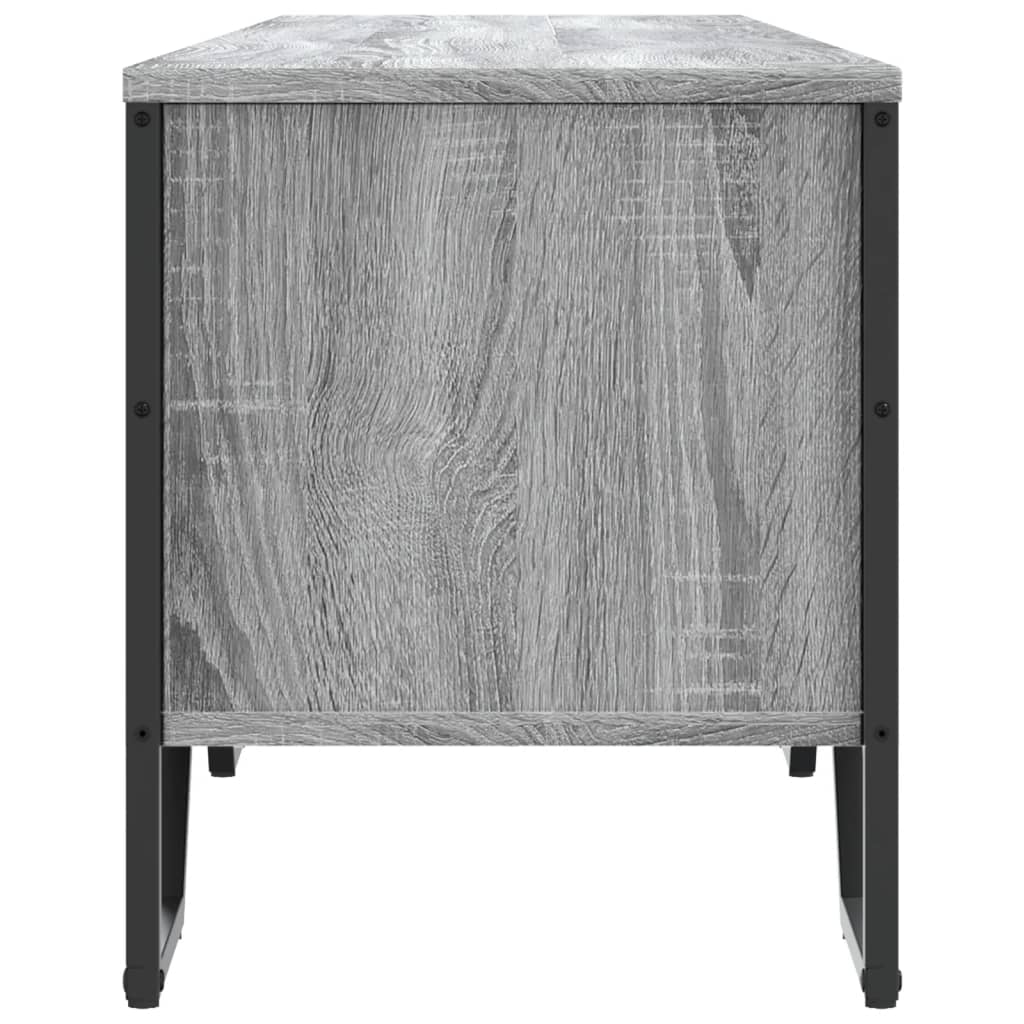 vidaXL TV Cabinet Grey Sonoma 180x34x41 cm Engineered Wood