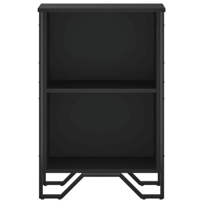 vidaXL Bookcase Black 50x31x74.5 cm Engineered Wood