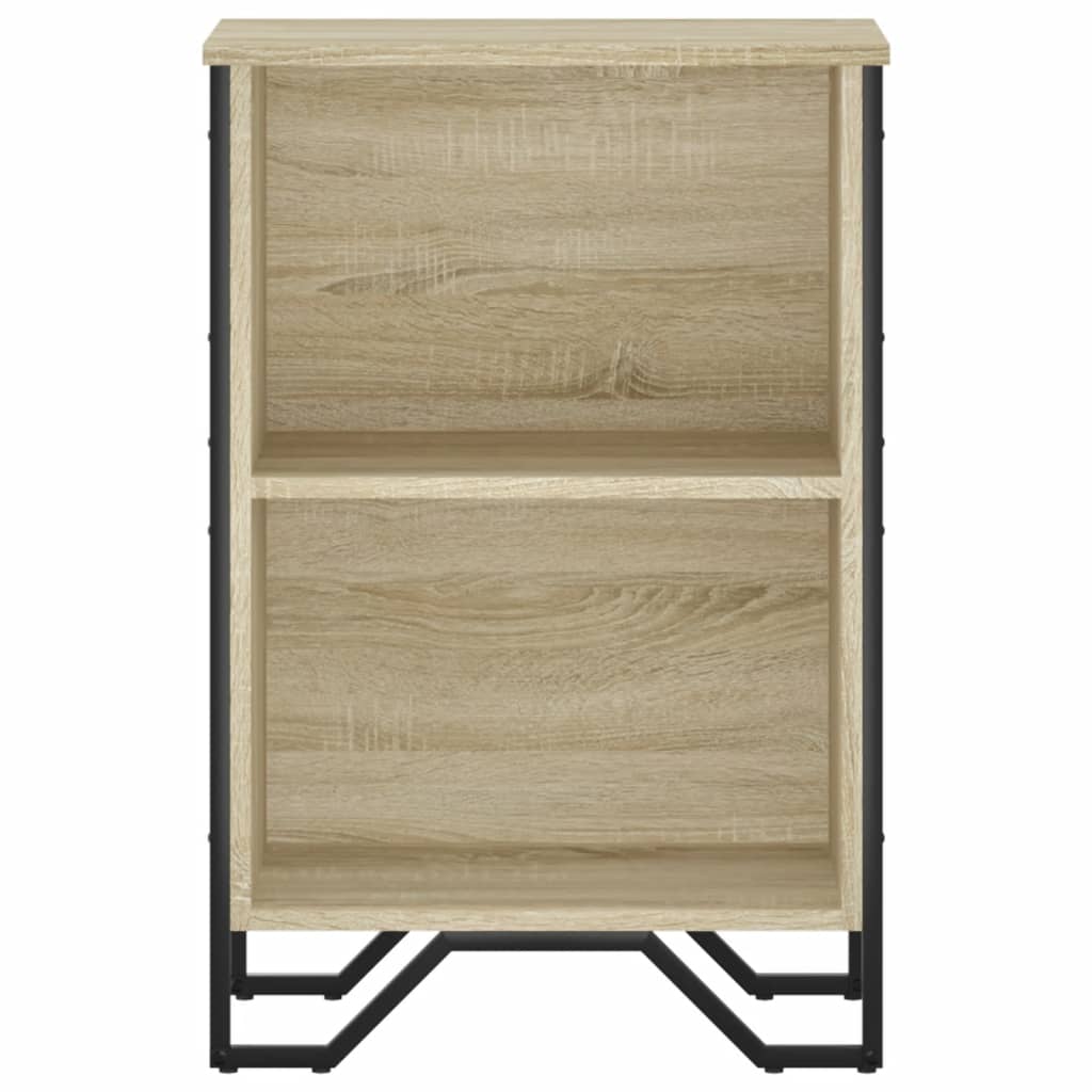 vidaXL Bookcase Sonoma Oak 50x31x74.5 cm Engineered Wood