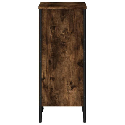 vidaXL Bookcase Smoked Oak 50x31x74.5 cm Engineered Wood