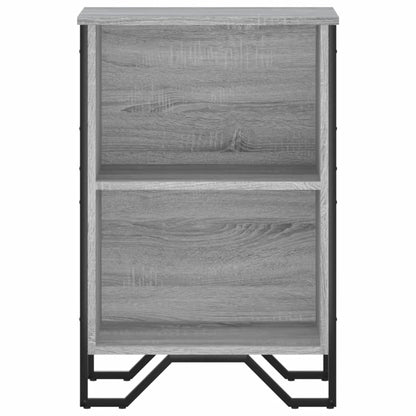 vidaXL Bookcase Grey Sonoma 50x31x74.5 cm Engineered Wood