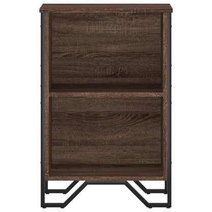 vidaXL Bookcase Brown Oak 50x31x74.5 cm Engineered Wood