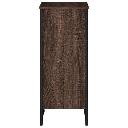 vidaXL Bookcase Brown Oak 50x31x74.5 cm Engineered Wood