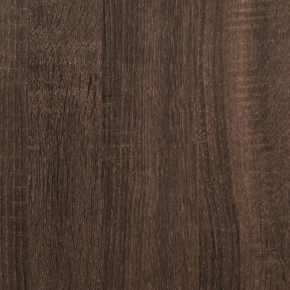 vidaXL Bookcase Brown Oak 50x31x74.5 cm Engineered Wood