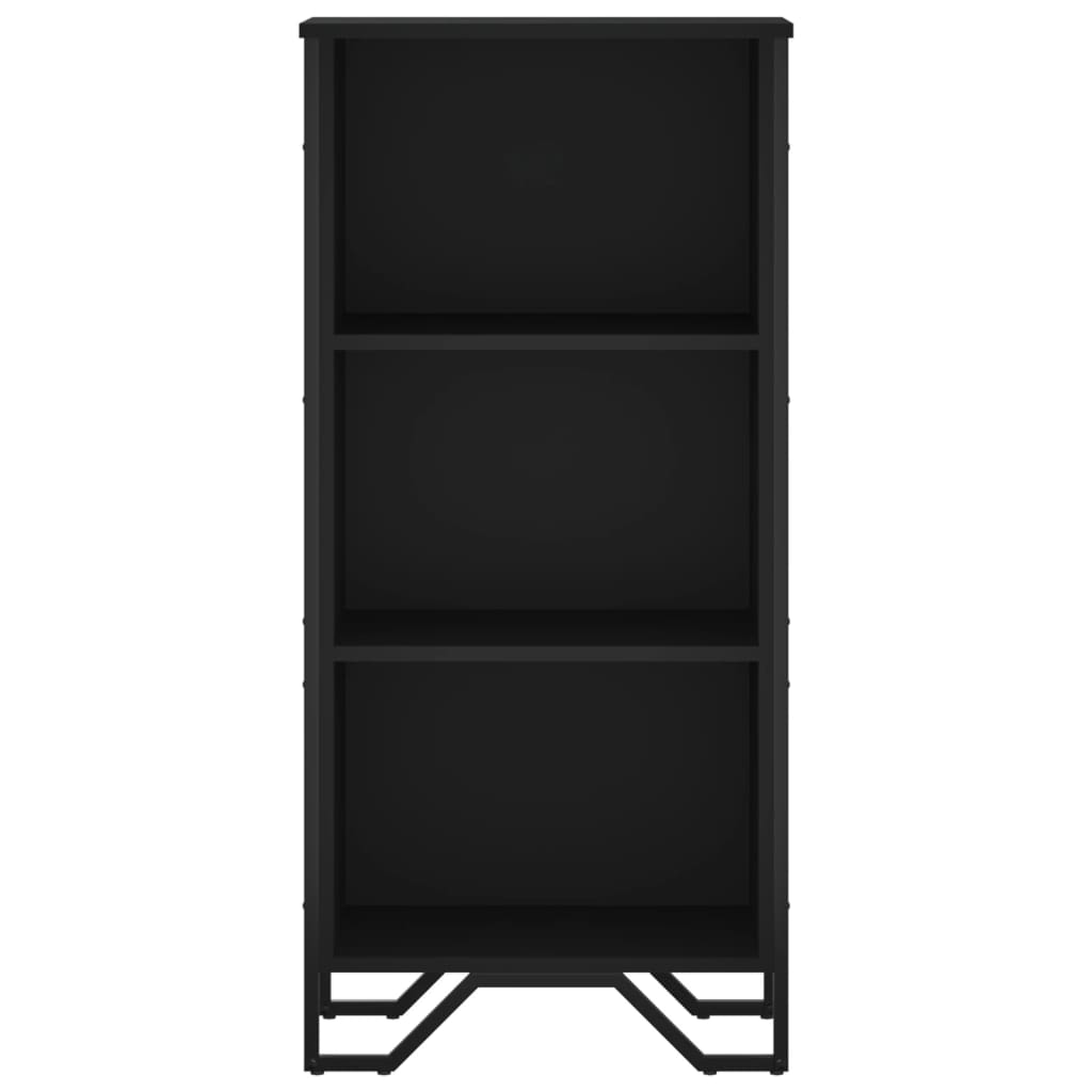 vidaXL Bookcase Black 50x31x106 cm Engineered Wood