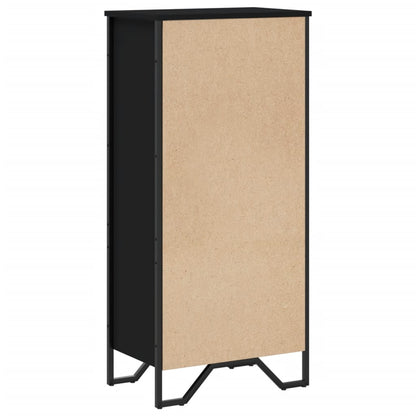 vidaXL Bookcase Black 50x31x106 cm Engineered Wood