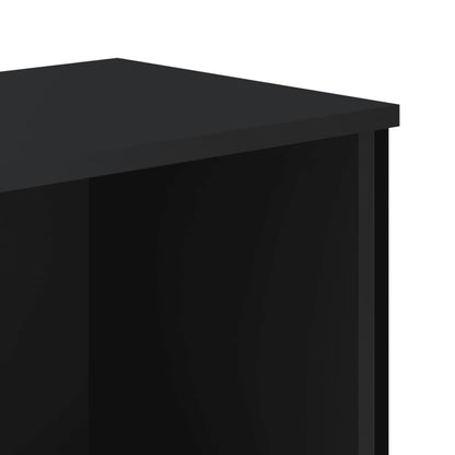 vidaXL Bookcase Black 50x31x106 cm Engineered Wood