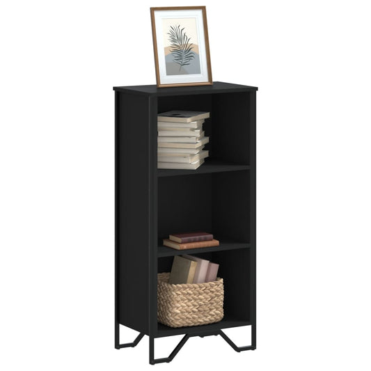 vidaXL Bookcase Black 50x31x106 cm Engineered Wood
