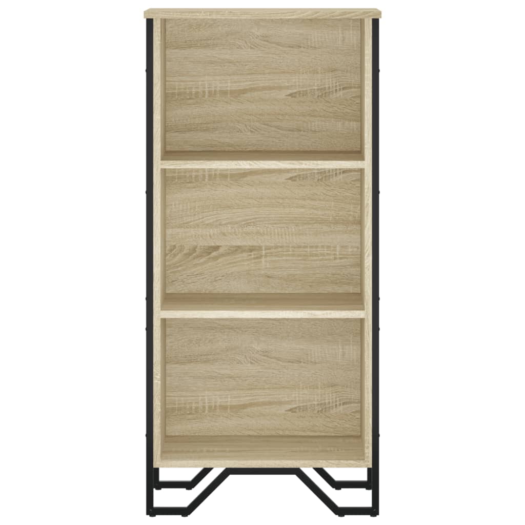 vidaXL Bookcase Sonoma Oak 50x31x106 cm Engineered Wood