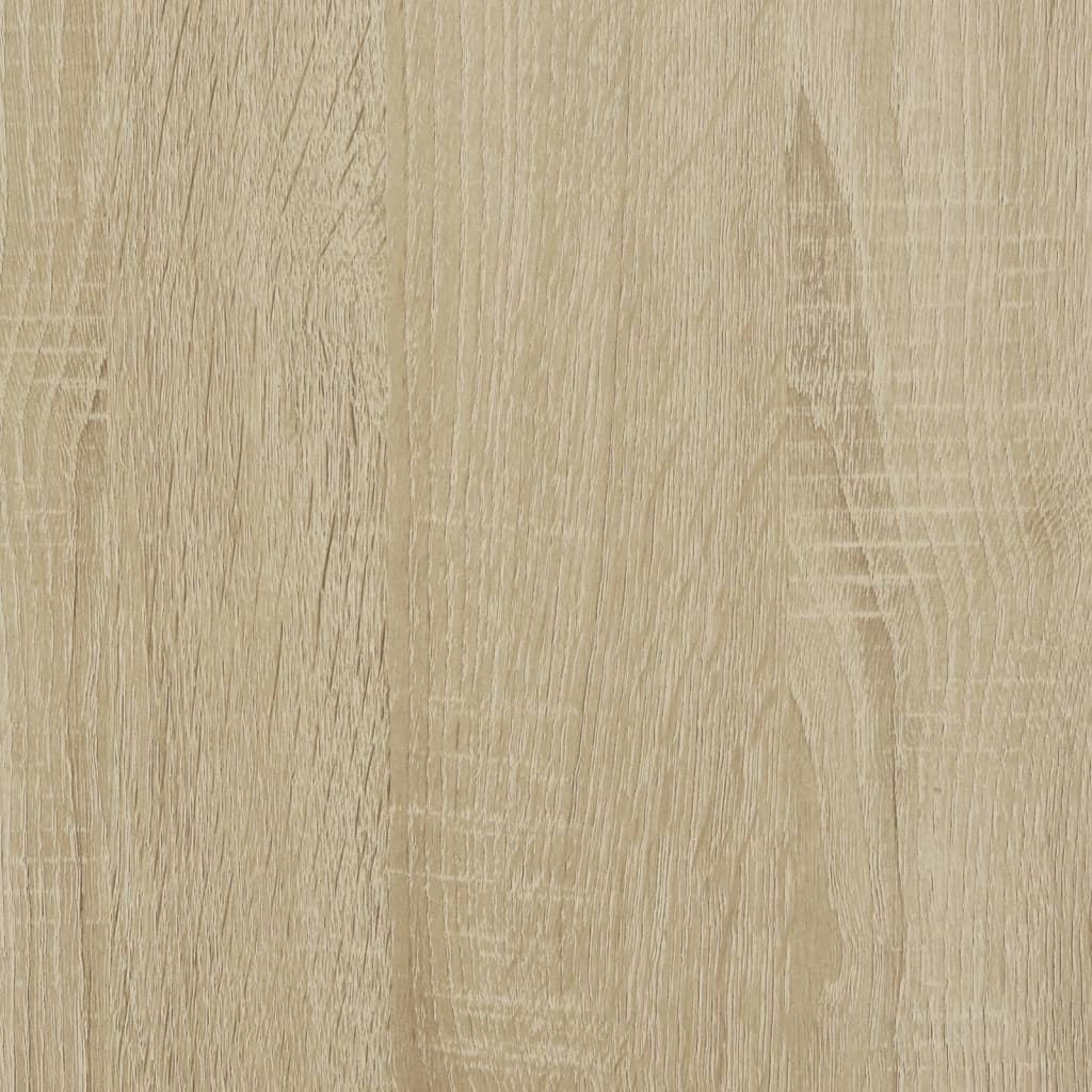 vidaXL Bookcase Sonoma Oak 50x31x106 cm Engineered Wood