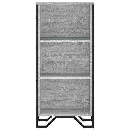 vidaXL Bookcase Grey Sonoma 50x31x106 cm Engineered Wood
