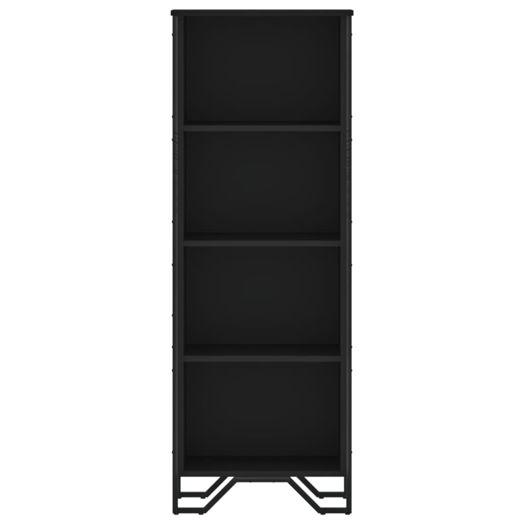 vidaXL Bookcase Black 50x31x137.5 cm Engineered Wood