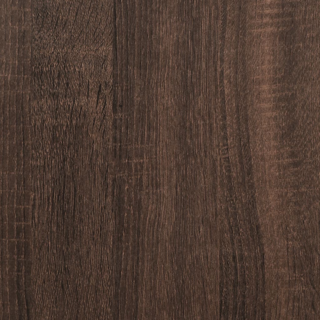 vidaXL Bookcase Brown Oak 50x31x137.5 cm Engineered Wood