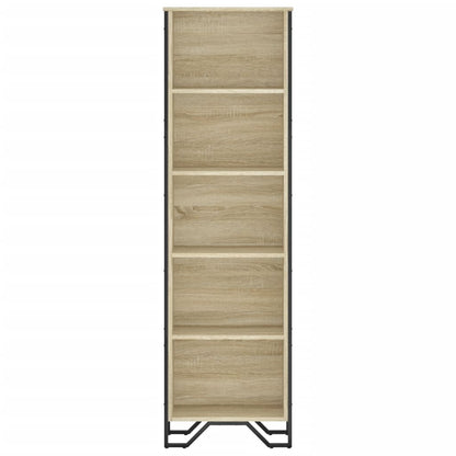 vidaXL Bookcase Sonoma Oak 50x31x169 cm Engineered Wood