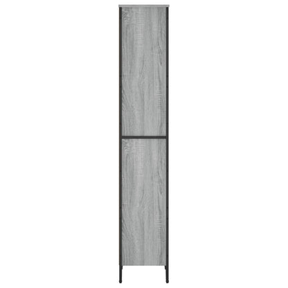 vidaXL Bookcase Grey Sonoma 50x31x169 cm Engineered Wood