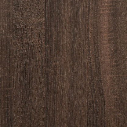 vidaXL Bookcase Brown Oak 50x31x169 cm Engineered Wood