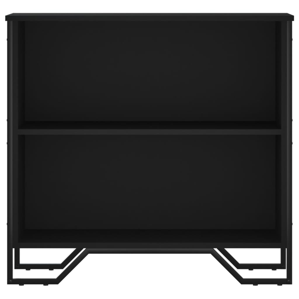 vidaXL Bookcase Black 80x31x74.5 cm Engineered Wood