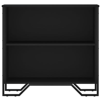vidaXL Bookcase Black 80x31x74.5 cm Engineered Wood