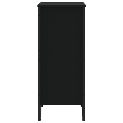 vidaXL Bookcase Black 80x31x74.5 cm Engineered Wood