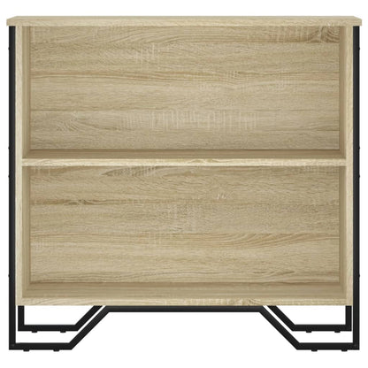 vidaXL Bookcase Sonoma Oak 80x31x74.5 cm Engineered Wood
