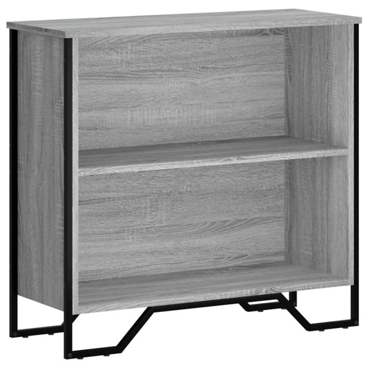vidaXL Bookcase Grey Sonoma 80x31x74.5 cm Engineered Wood