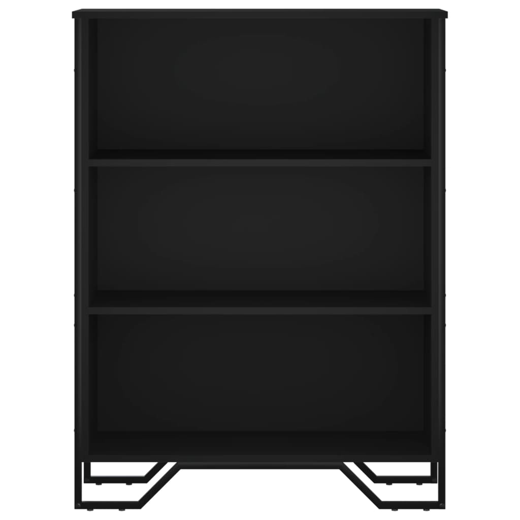 vidaXL Bookcase Black 80x31x106 cm Engineered Wood