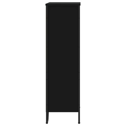 vidaXL Bookcase Black 80x31x106 cm Engineered Wood