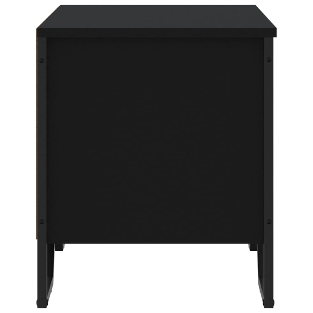 vidaXL Shoe Cabinet Black 90x38x45.5 cm Engineered Wood