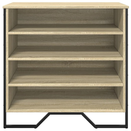 vidaXL Shoe Cabinet Sonoma Oak 80x38x78 cm Engineered Wood