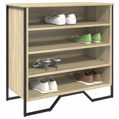 vidaXL Shoe Cabinet Sonoma Oak 80x38x78 cm Engineered Wood