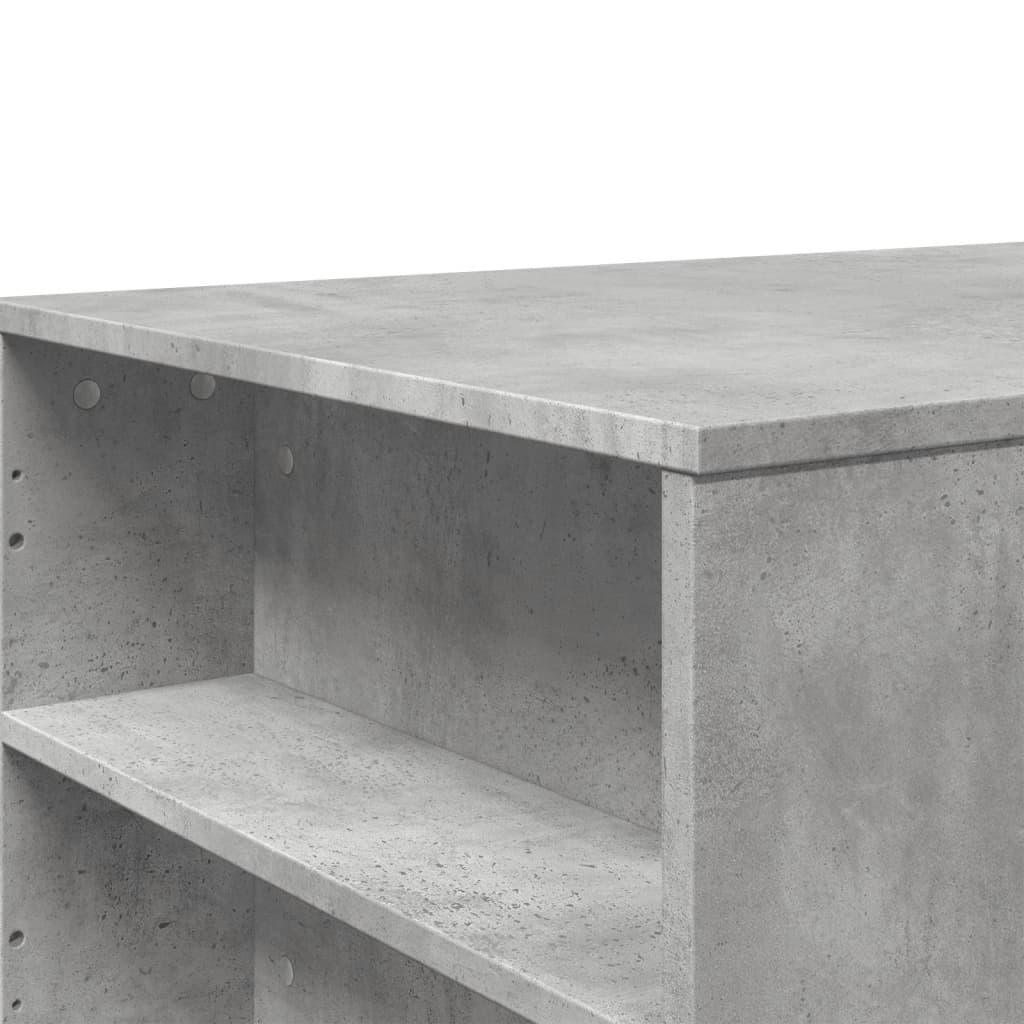 vidaXL Coffee Table Concrete Grey 102x55x42 cm Engineered Wood
