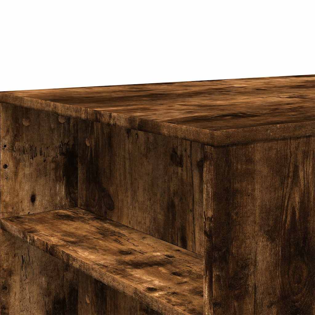 vidaXL Coffee Table Smoked Oak 102x55x42 cm Engineered Wood