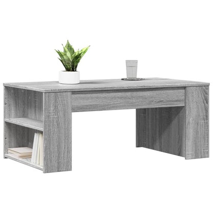 vidaXL Coffee Table Grey Sonoma 102x55x42 cm Engineered Wood