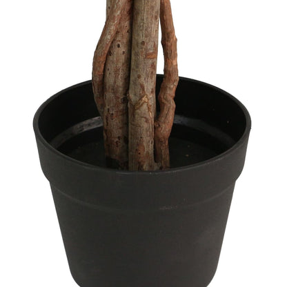 vidaXL Artificial Lemon Tree with 3 Trunks Green 120 cm PP